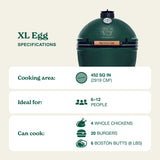 XLarge EGG in Acacia Wood Table Package