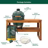 Large EGG in Acacia Table Package