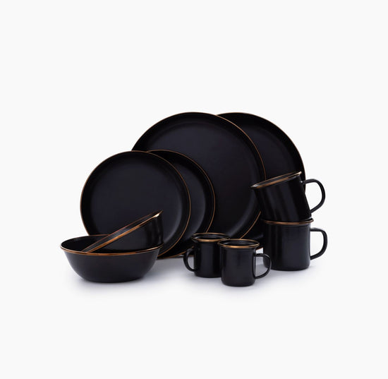 Enamelware Dining Collection - Charcoal