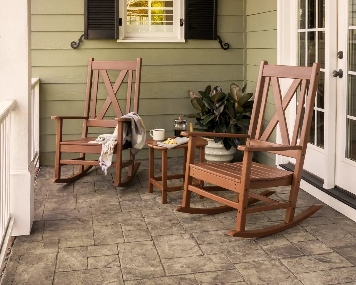 Braxton 3-Piece Porch Rocking Chair Set