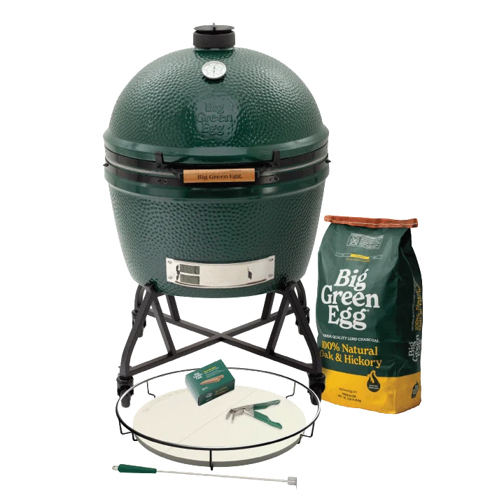 2XL Big Green Egg in an intEGGrated Nest+Handler Package