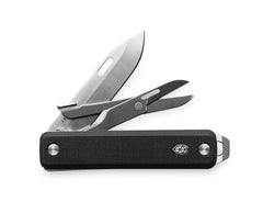 The James Brand - The Ellis Slim Black / Stainless / G10 / Straight