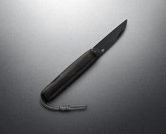 The James Brand - The Pike Ebony / Black / Wood / Straight