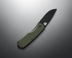The James Brand - The Folsom OD Green / Orange / Black / G10 / Straight