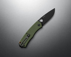 The James Brand - The Folsom OD Green / Orange / Black / G10 / Straight