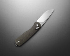 The James Brand - The Carter OD Green / Stainless / Micarta / Straight