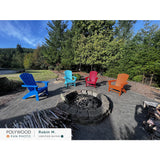 Nautical curveback Adirondack chairs – various colors