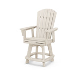 Nautical Curveback Adirondack Counter chairs with connecting table - Sand