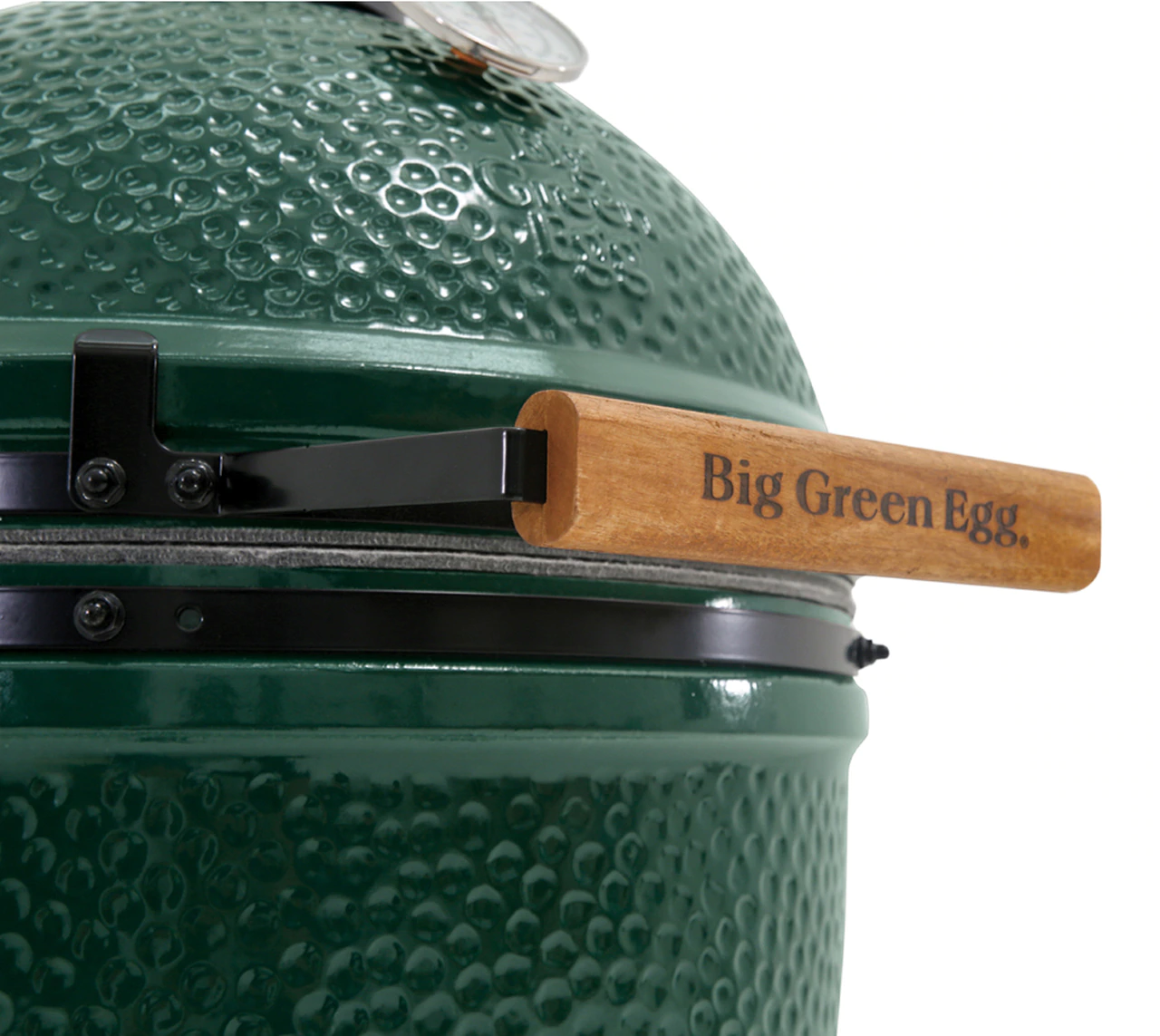 Large Big Green Egg in Modular Nest with Expansion and 3 Acacia Inserts Package